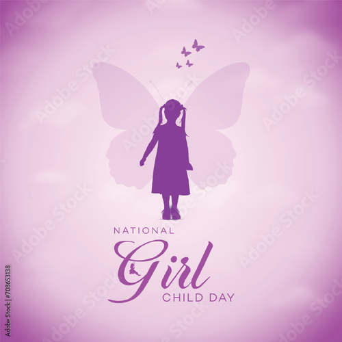 national | girl | child | day | poster |  celebration.. concept. banner. template. design, Happy, Children’s | Day | Holiday, concept | Girl, Child | International Day,
banner, card,  post, with text 