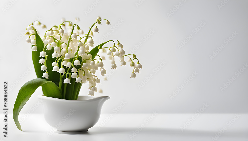 Isolate Lily of Valley