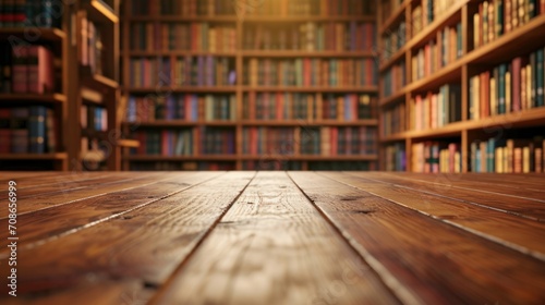 library advertisment background with copy space