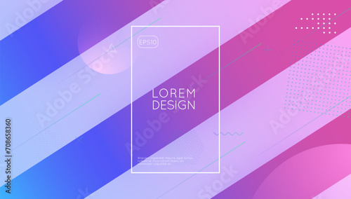 3d Poster. Space Vector Illustration. Purple Digital Background. Technology Screen. House Geometric Template. Corporate Page. Neon Landing Page. Pink 3d Poster