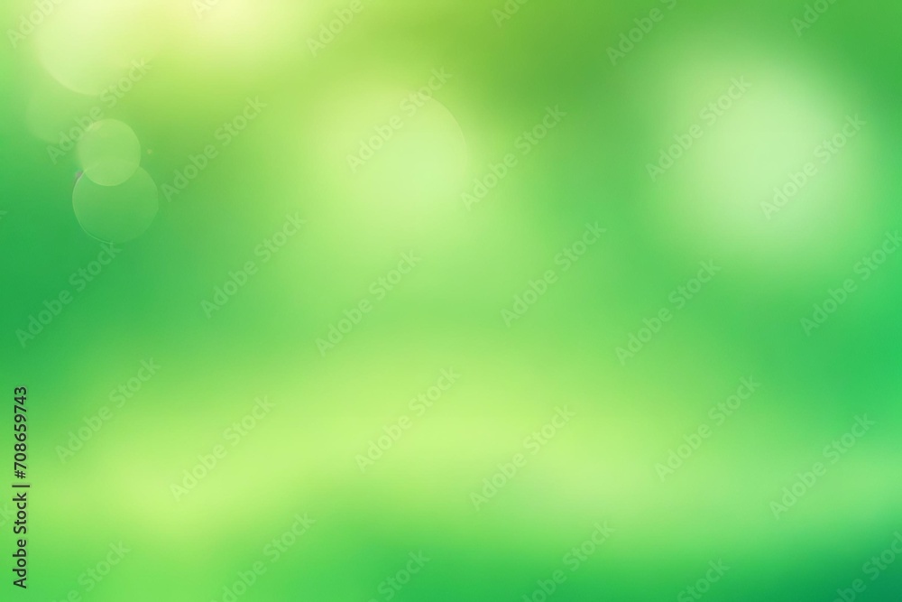 Obraz premium Abstract gradient smooth blurred Bokeh Green background image
