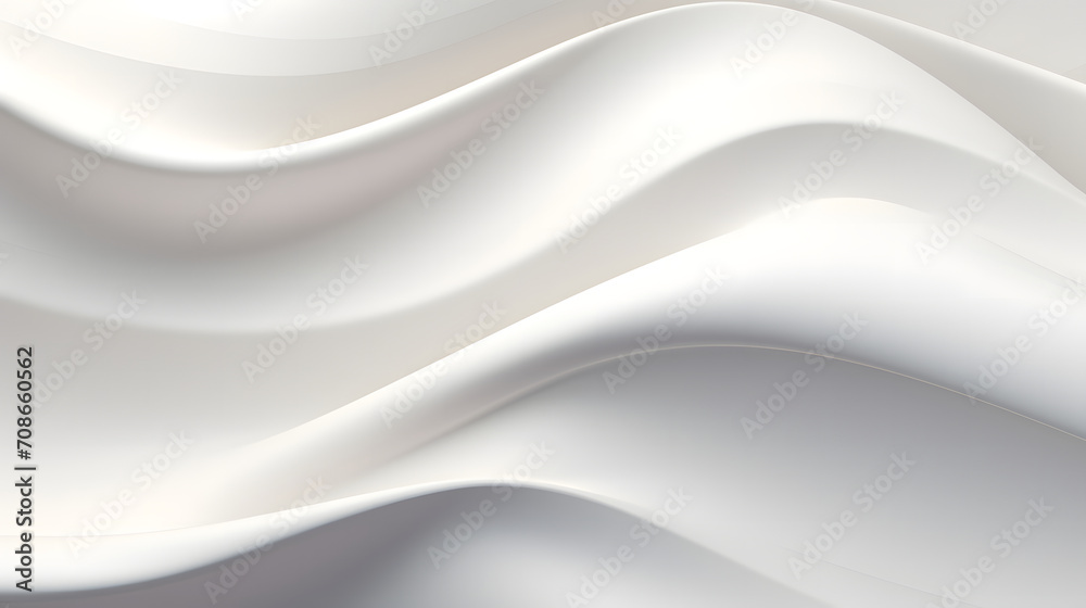 A seamless abstract white texture background featuring elegant swirling curves in a wave pattern, set against a bright white fabric material background. A seamless abstract white texture background featuring elegant swirling curves in a wave pattern, set against a bright white fabric material background.