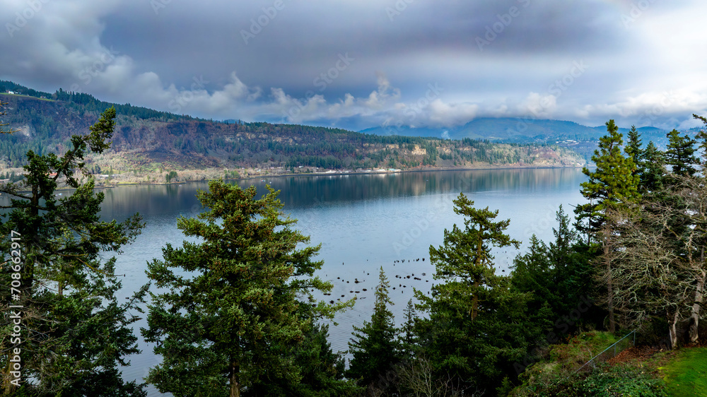 The Columbia Gorge from Hood River, OR