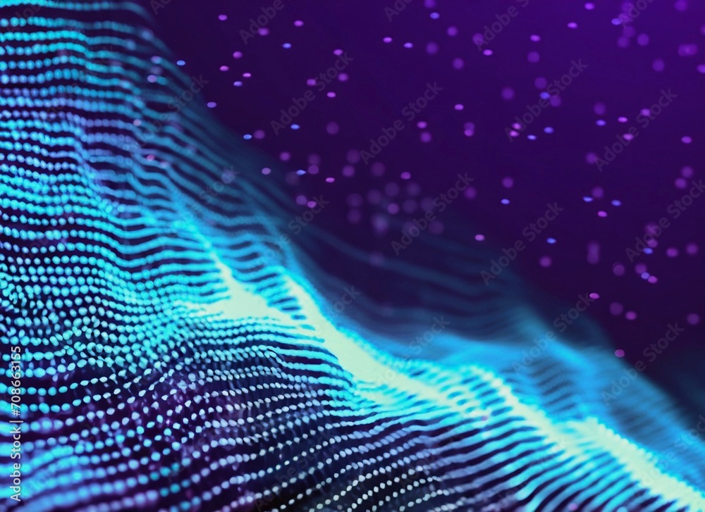 blue abstract background with glowing pattern 