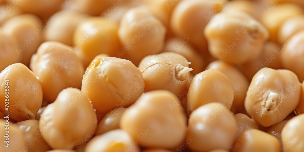 A pile of chickpeas neatly arranged on top of each other. Can be used to represent healthy eating, vegetarian or vegan diet, or as a background texture for food-related designs A pile of chickpeas neatly arranged on top of each other. Can be used to represent healthy eating, vegetarian or vegan diet, or as a background texture for food-related designs