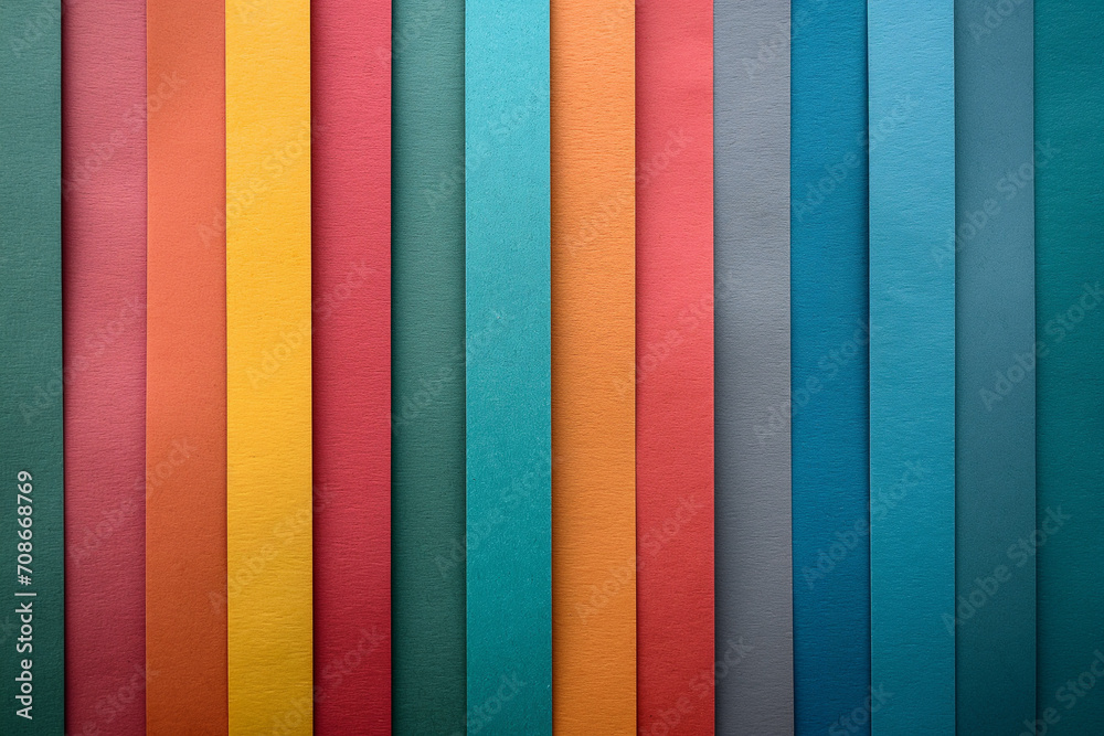 Vertical Striped Pattern Background Created with Folded Colored Construction Paper Vibrant Folds Vertical Striped Pattern Background Created with Folded Colored Construction Paper Vibrant Folds