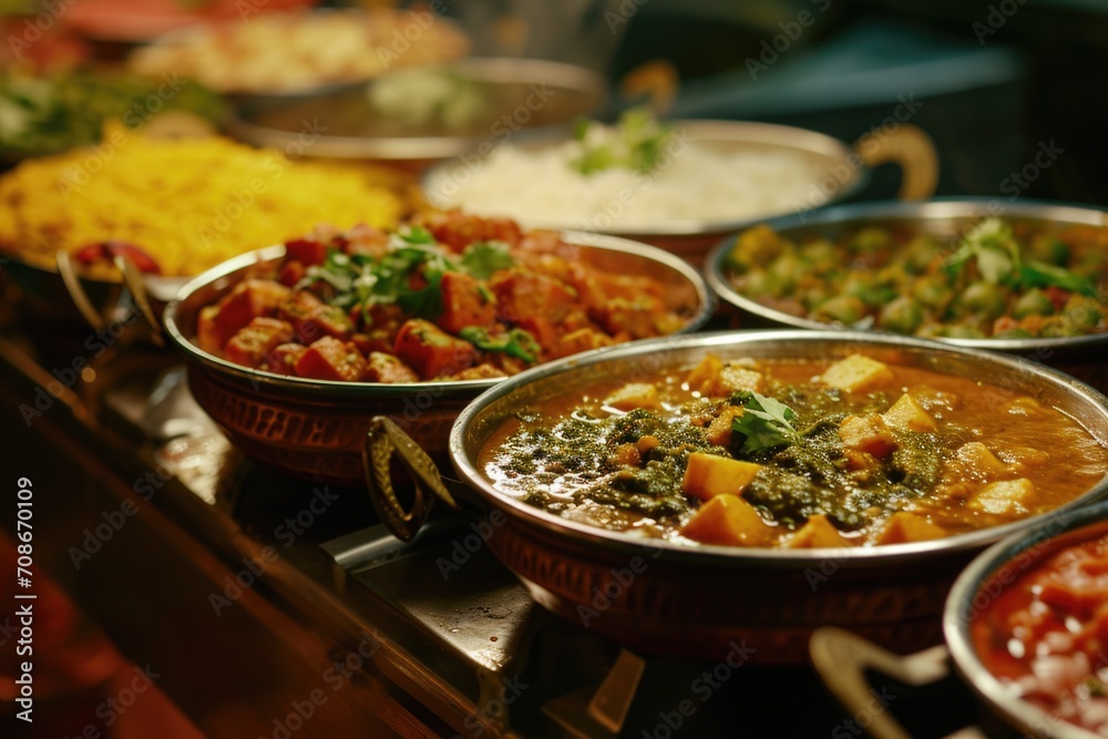 A wide variety of delicious food options displayed on a buffet table. Perfect for events and gatherings. A wide variety of delicious food options displayed on a buffet table. Perfect for events and gatherings.