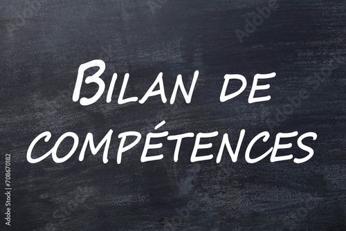 Bilan de compétences tableau