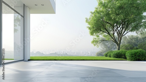 real estate advertisment background with copy space