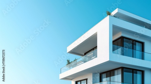 real estate advertisment background with copy space