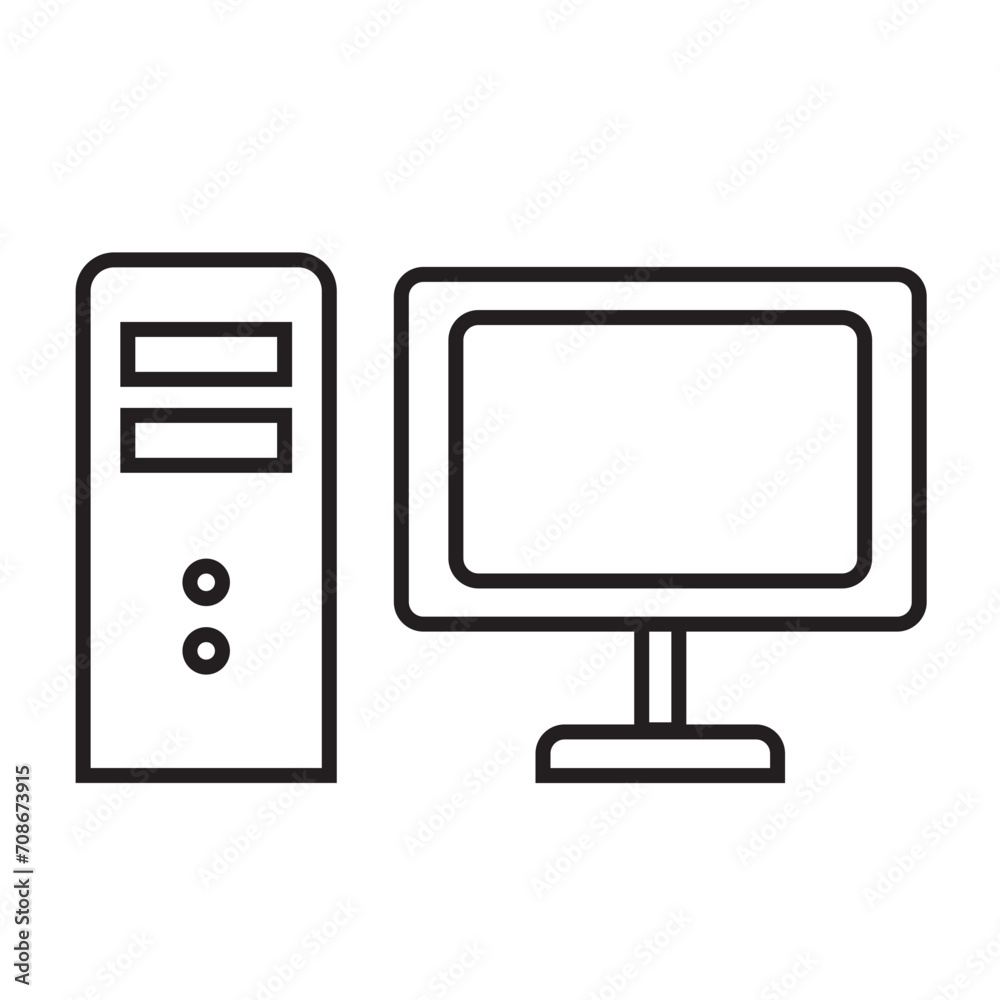 Office Tools Line Icon
