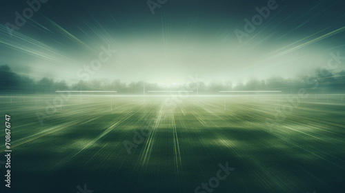 Blurred football field for background