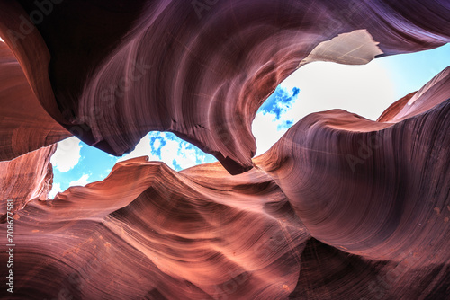 Formations of Lower Antelope Canyon, Navajo Nation, Arizona