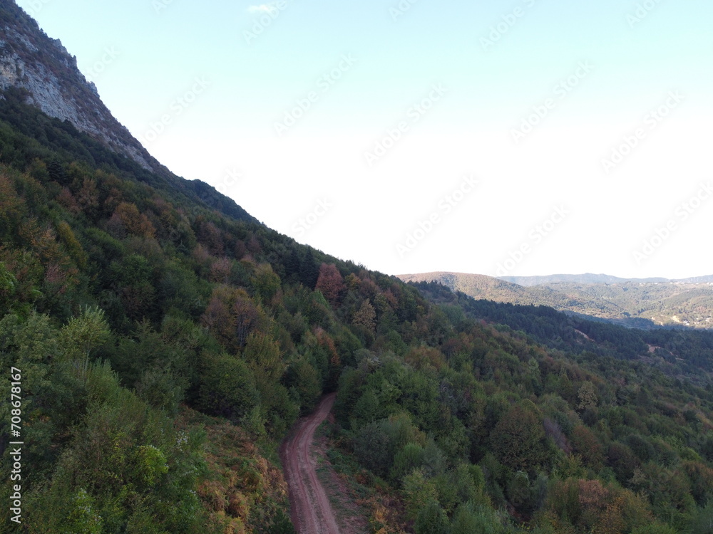 Fototapeta premium aerial view and nature