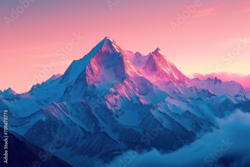 sunrise over the mountains © paul