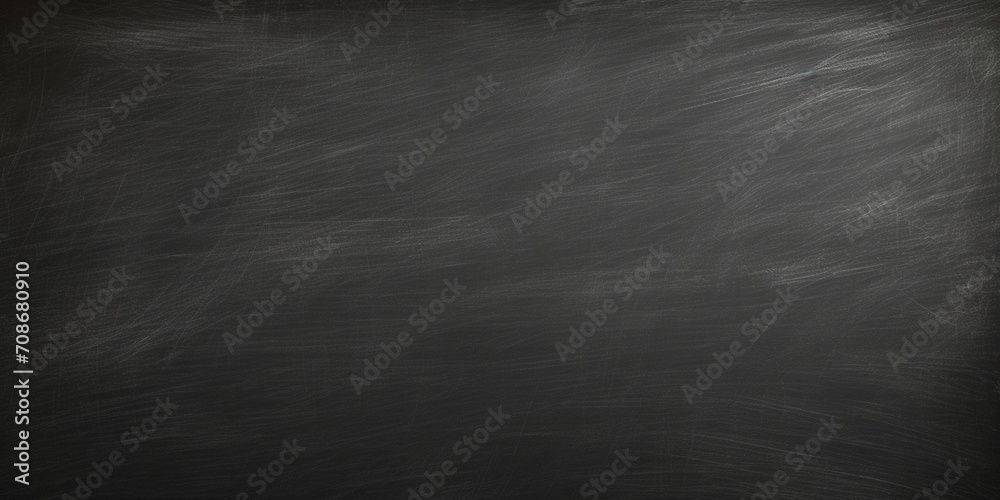 Abstract chalk rubbed out on blackboard or chalkboard texture, Blackboard with a blank . - obrazy, fototapety, plakaty 