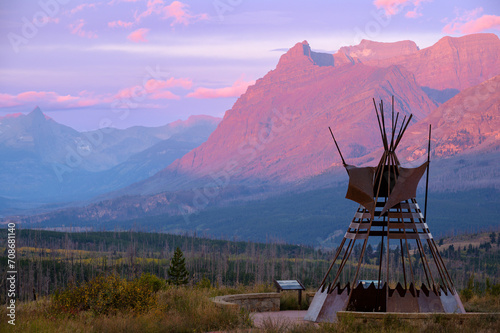Glacier National Park Teepee  photo