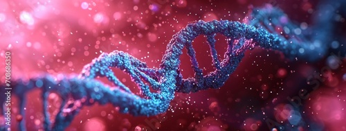 Helix Colorful DNA molecule Background