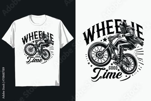 Vector adventure bike t shirt design.