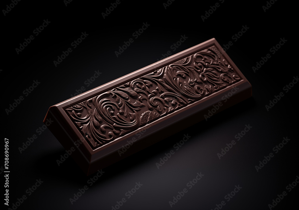 Fototapeta premium Dark Chocolate bar