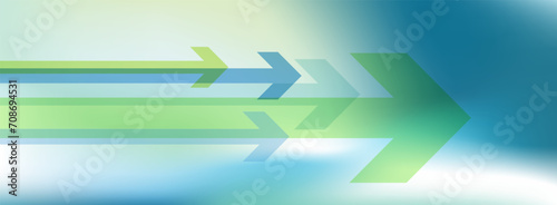 Blue Abstract web background,   banner template, Web header, arrows