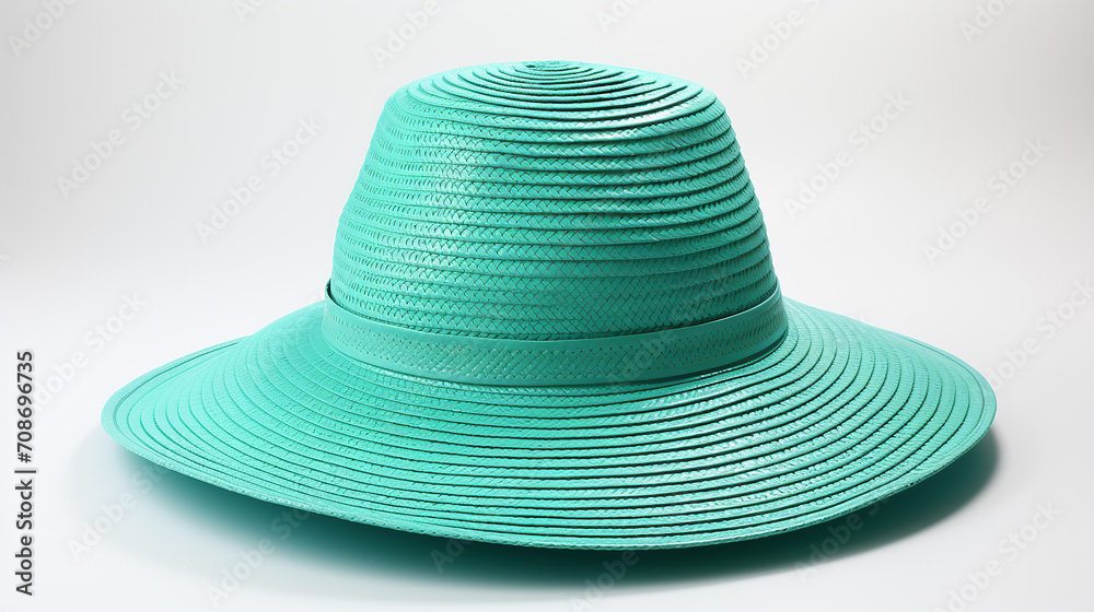3d rendered photo of rounded hat on a plain background made with generative AI 3d rendered photo of rounded hat on a plain background made with generative AI