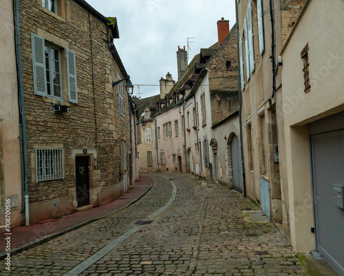 Picturesque alleyways of Beune, Burgundy