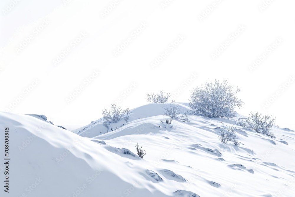 A man riding a snowboard down a snow-covered slope. Perfect for winter sports enthusiasts and adventure seekers