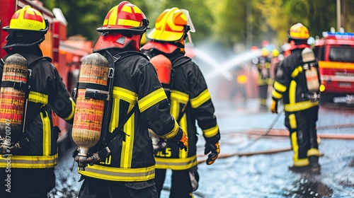 Bravery of firefighters as they respond to emergencies and face dangerous situations head-on. Resilience, teamwork, and unwavering dedication to their life-saving mission. 911