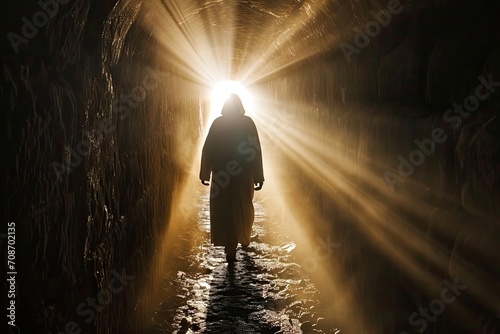 Jesus as a light in the darkness Guiding the way