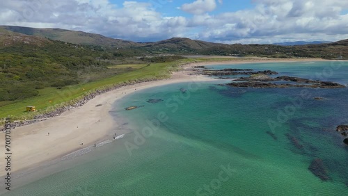 Wallpaper Mural Derrynane beach Kerry Ireland Aerial view Torontodigital.ca