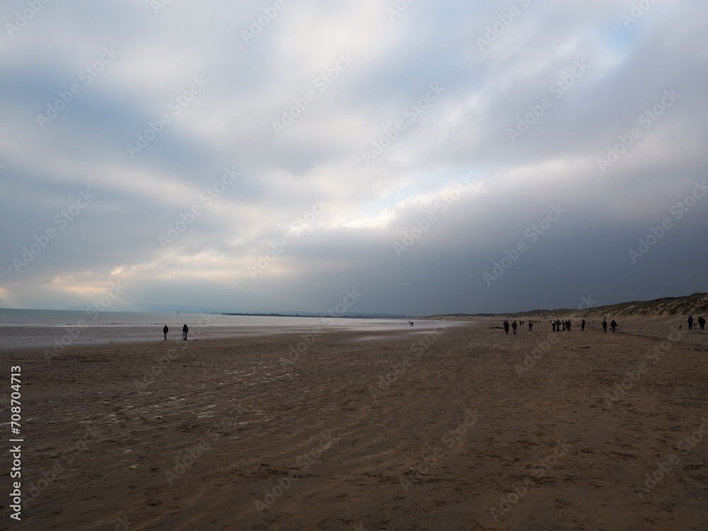 Camber Sands in Winter.