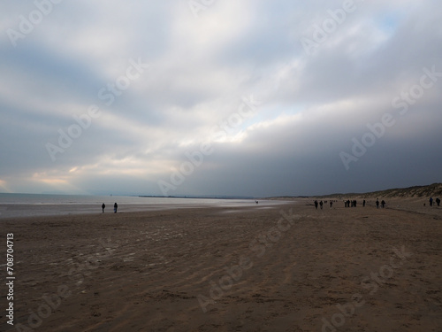 Camber Sands in Winter.