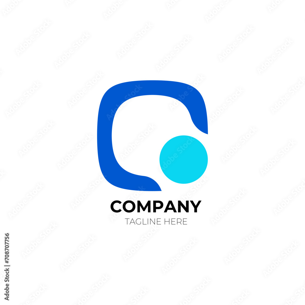 Obraz premium Abstract custom logo icon symbol corporate business company vector template design