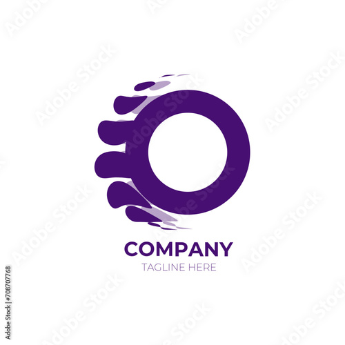 Abstract custom logo icon symbol corporate business company vector template design