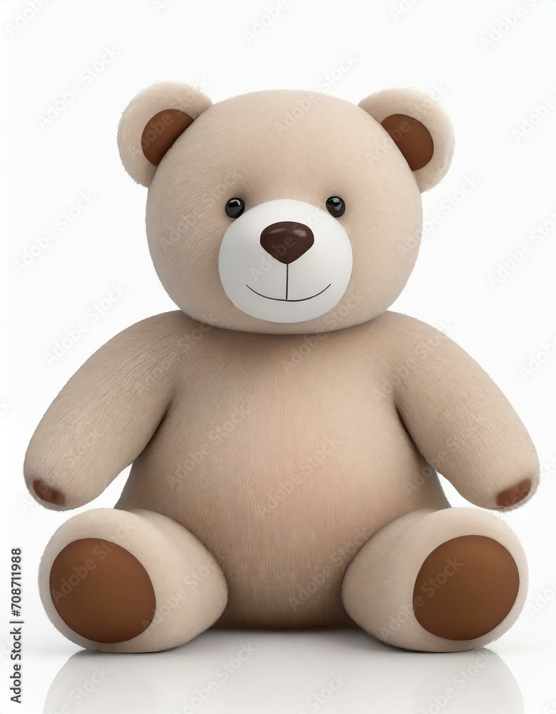 Obraz premium teddy bear isolated on white