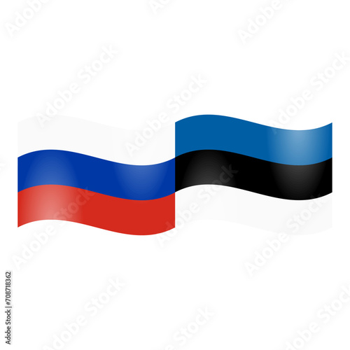 Free Download National flag of Russia and Estonia - GFXLoad