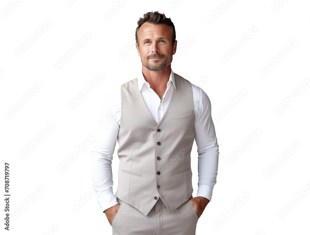 portrait of a man in vest portrait of a man in vest