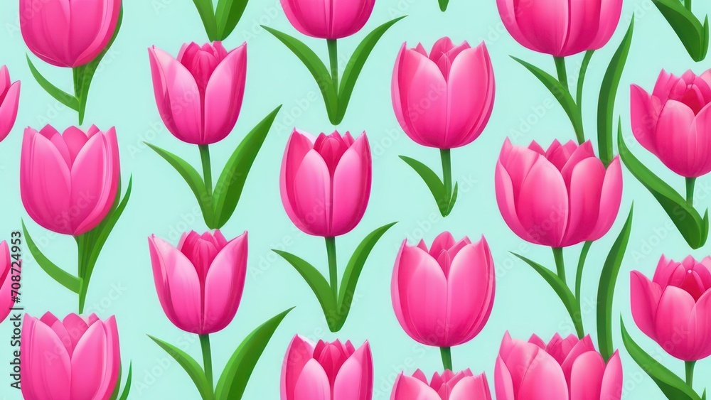 A lot of pink tulips on the light background. Beautiful festive background. A lot of pink tulips on the light background. Beautiful festive background.