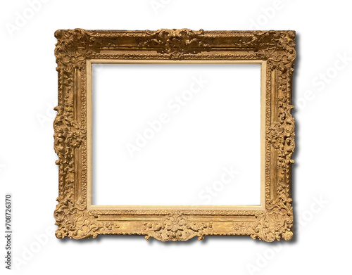 Ornamental golden frame net corners (ID: 708726370)