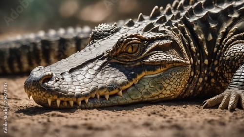 head of a crocodile