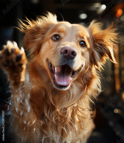 golden retriever dog © Iulia