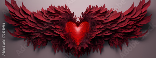 Heart's Wings: A Fan of Nature's Elegance"
