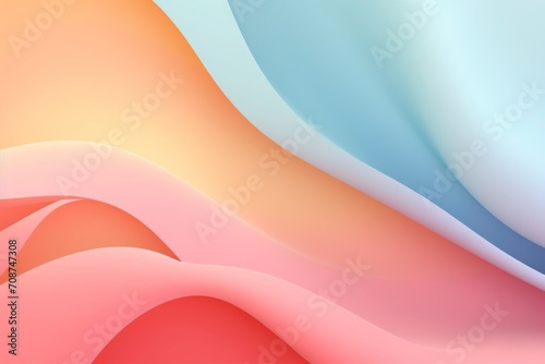 Elegant pastel gradient swirls, perfect for a chic and stylish wallpaper, abstract background with waves