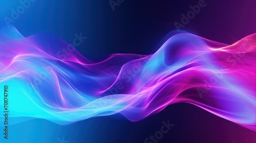 purple blue neon purple smoke fire motion blur abstract background. Gas fuel and renewable energy concept horizontal banner. 