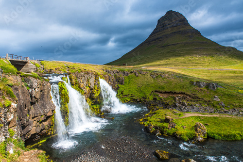Kirkjufellsfoss Waterfall In Iceland
