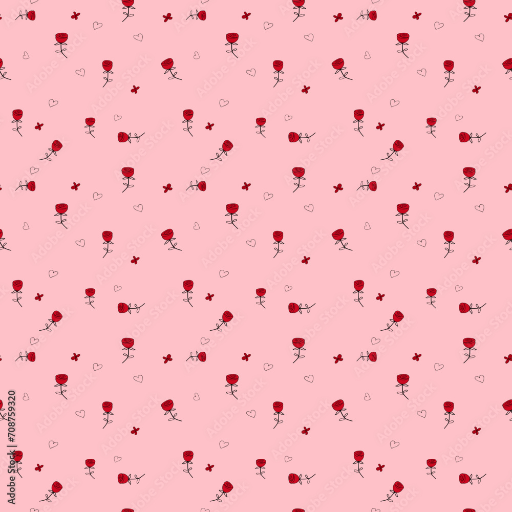 red roses seamless background red roses seamless background