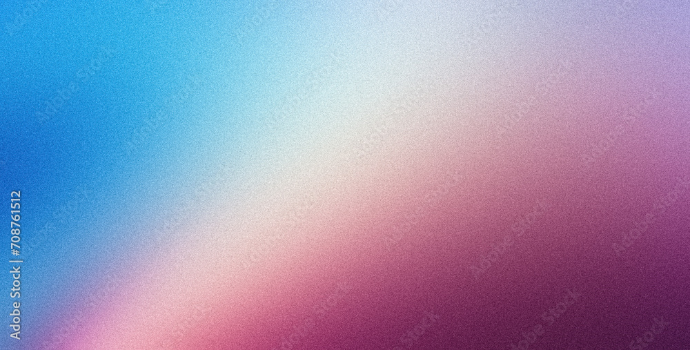 Fototapeta premium Purple blue grainy gradient background noise texture backdrop, abstract smooth light banner poster backdrop design