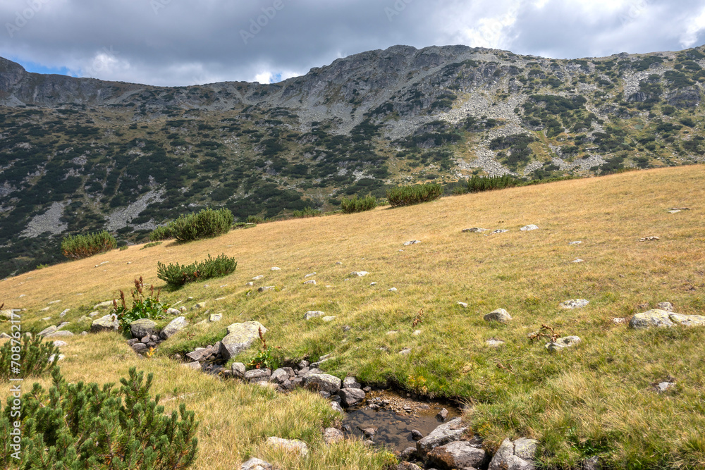 Landscape of Rila mountain near The Fish Lakes, Bulgaria Landscape of Rila mountain near The Fish Lakes, Bulgaria