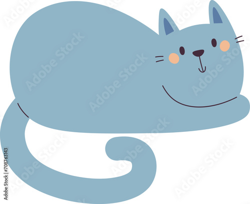 Cat Lying Pet